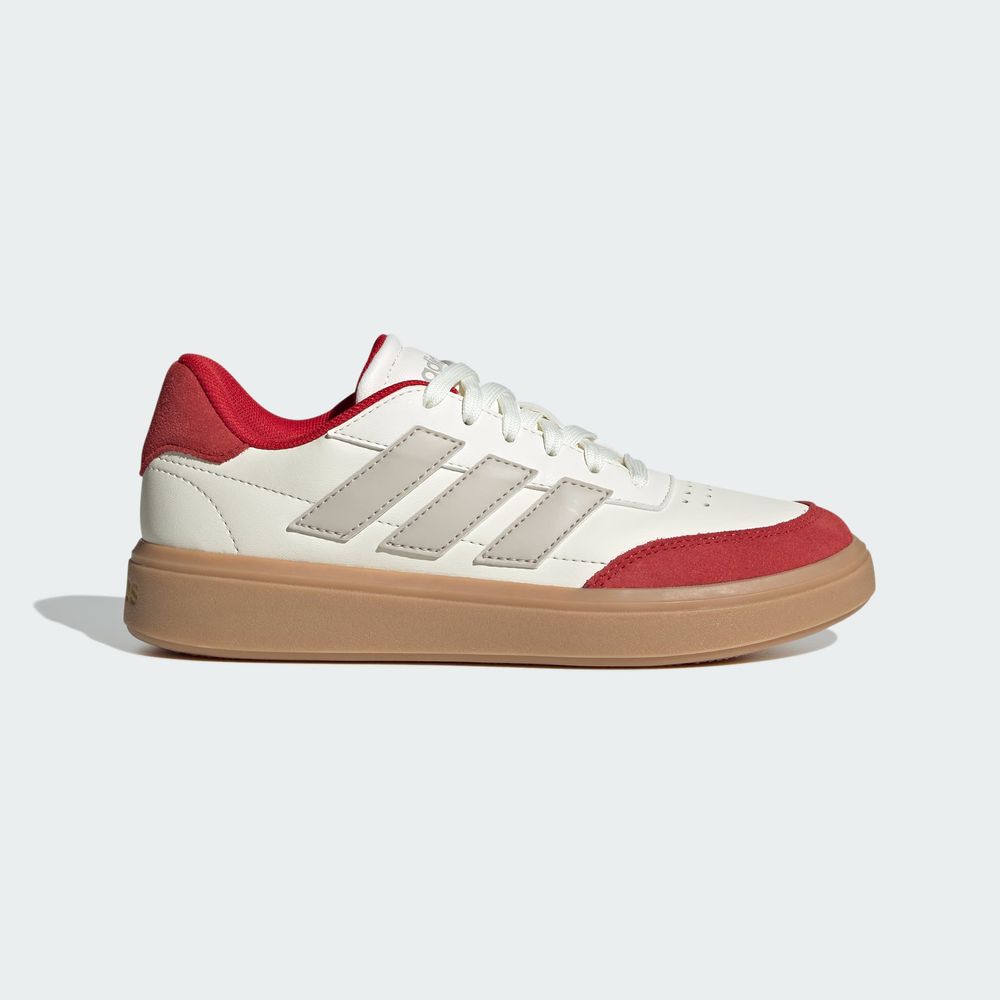 Foto 3 pulgar | Tenis Courtblock Adidas Blanco Niños