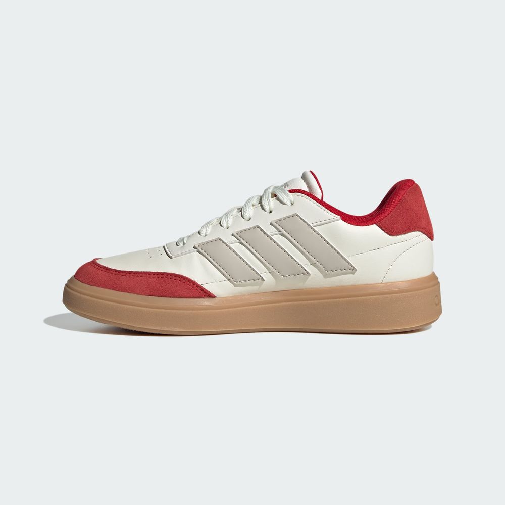 Foto 4 pulgar | Tenis Courtblock Adidas Blanco Niños