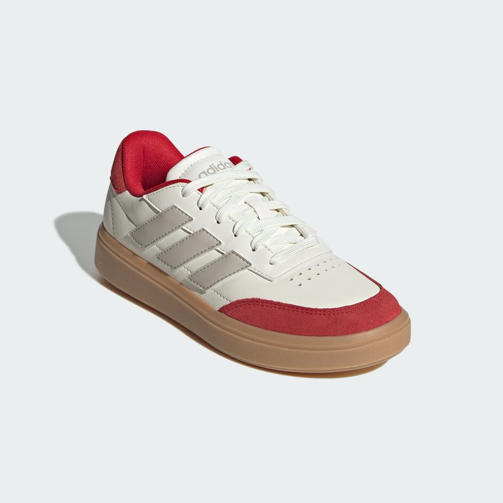 Foto 7 pulgar | Tenis Courtblock Adidas Blanco Niños