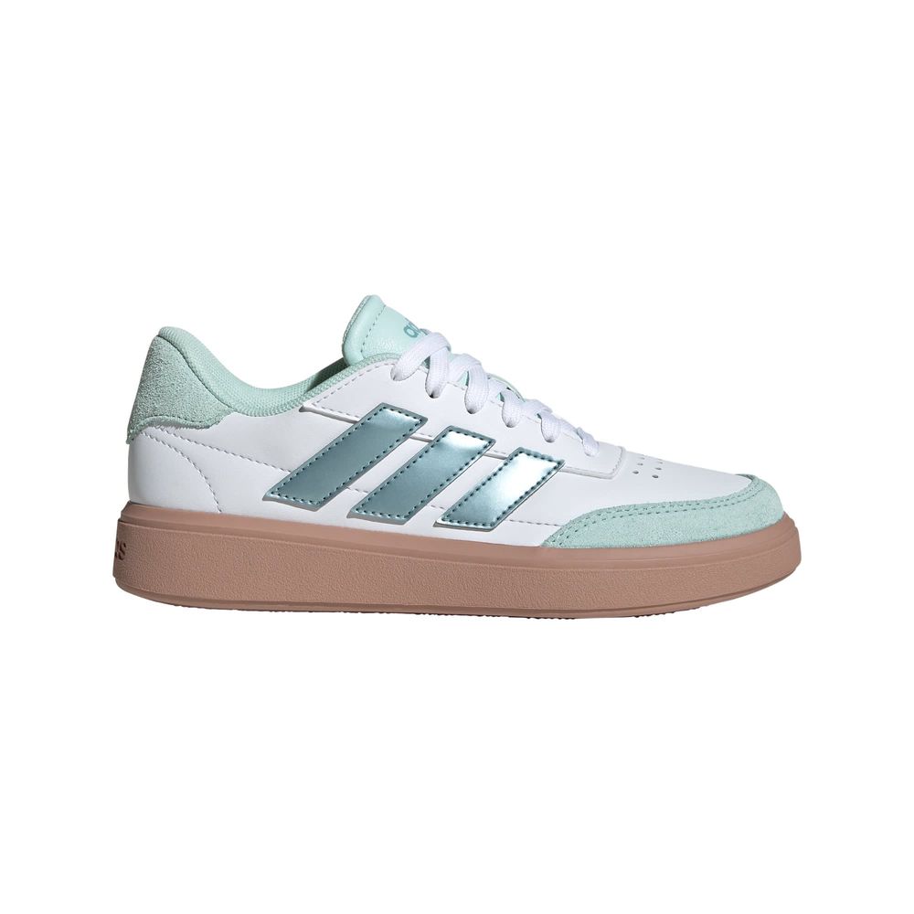 Foto 2 pulgar | Tenis Courtblock Adidas Blanco Niños