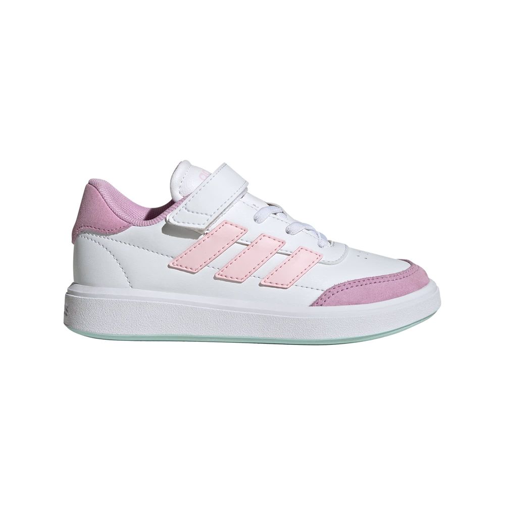 Foto 2 pulgar | Tenis Courtblock Adidas Blanco Niños