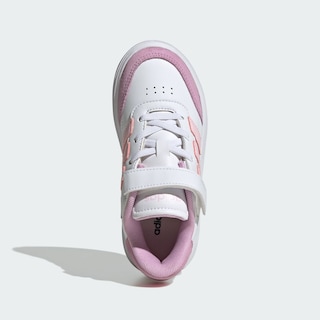 Foto 4 | Tenis Courtblock Adidas Blanco Niños