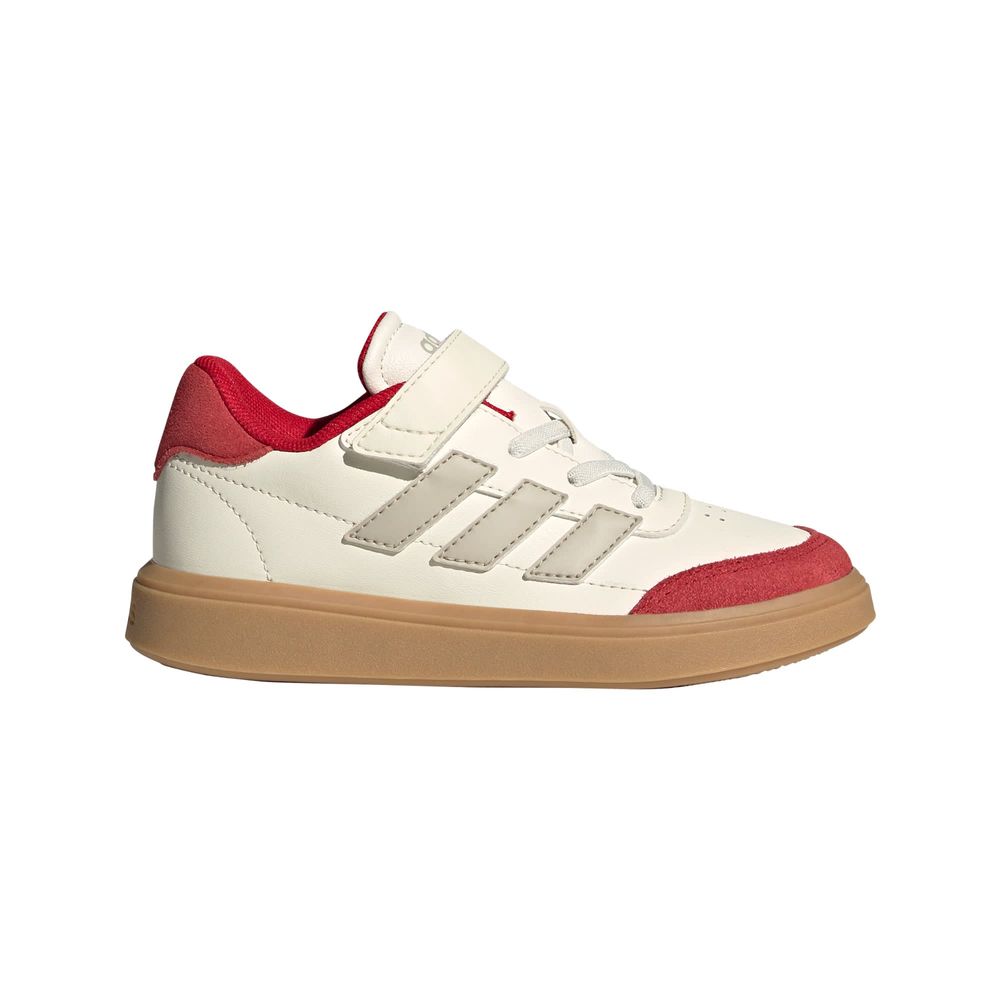 Foto 2 pulgar | Tenis Courtblock Adidas Blanco Niños
