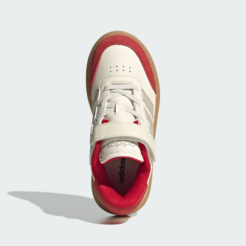 Foto 5 pulgar | Tenis Courtblock Adidas Blanco Niños