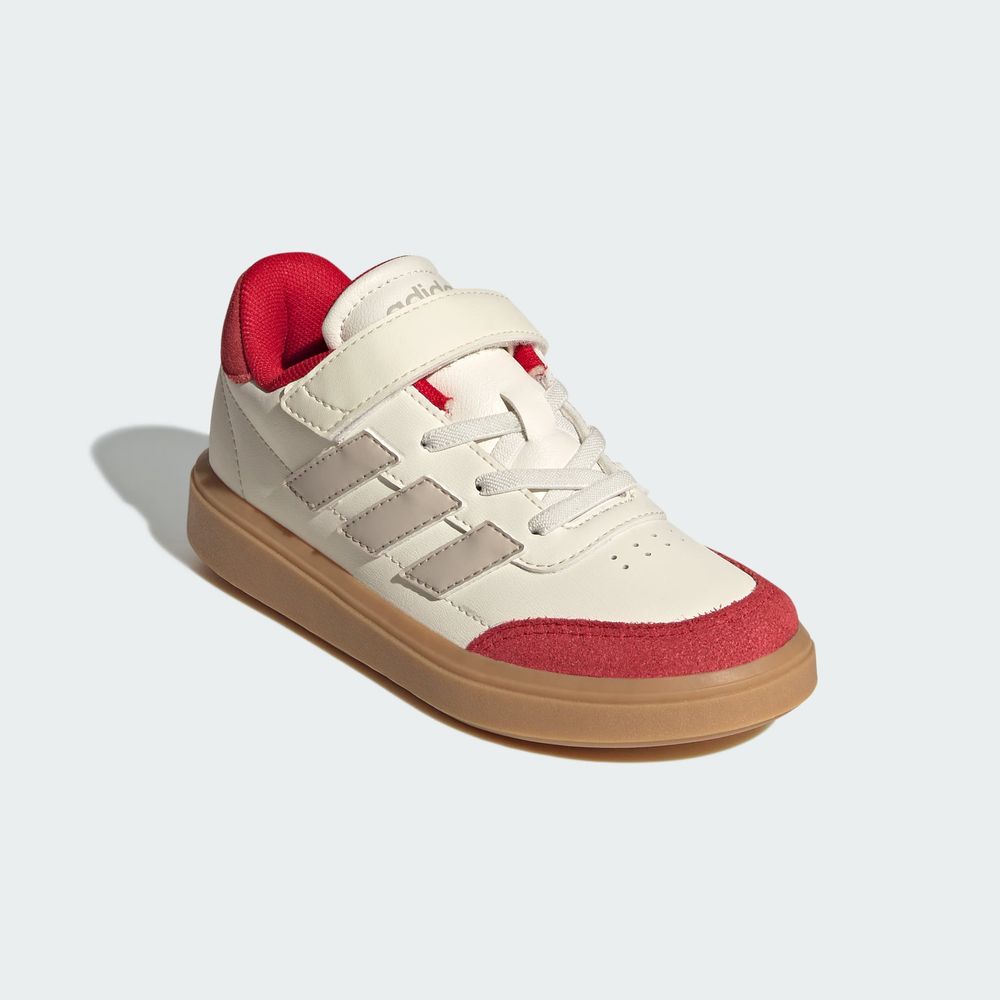 Foto 7 pulgar | Tenis Courtblock Adidas Blanco Niños