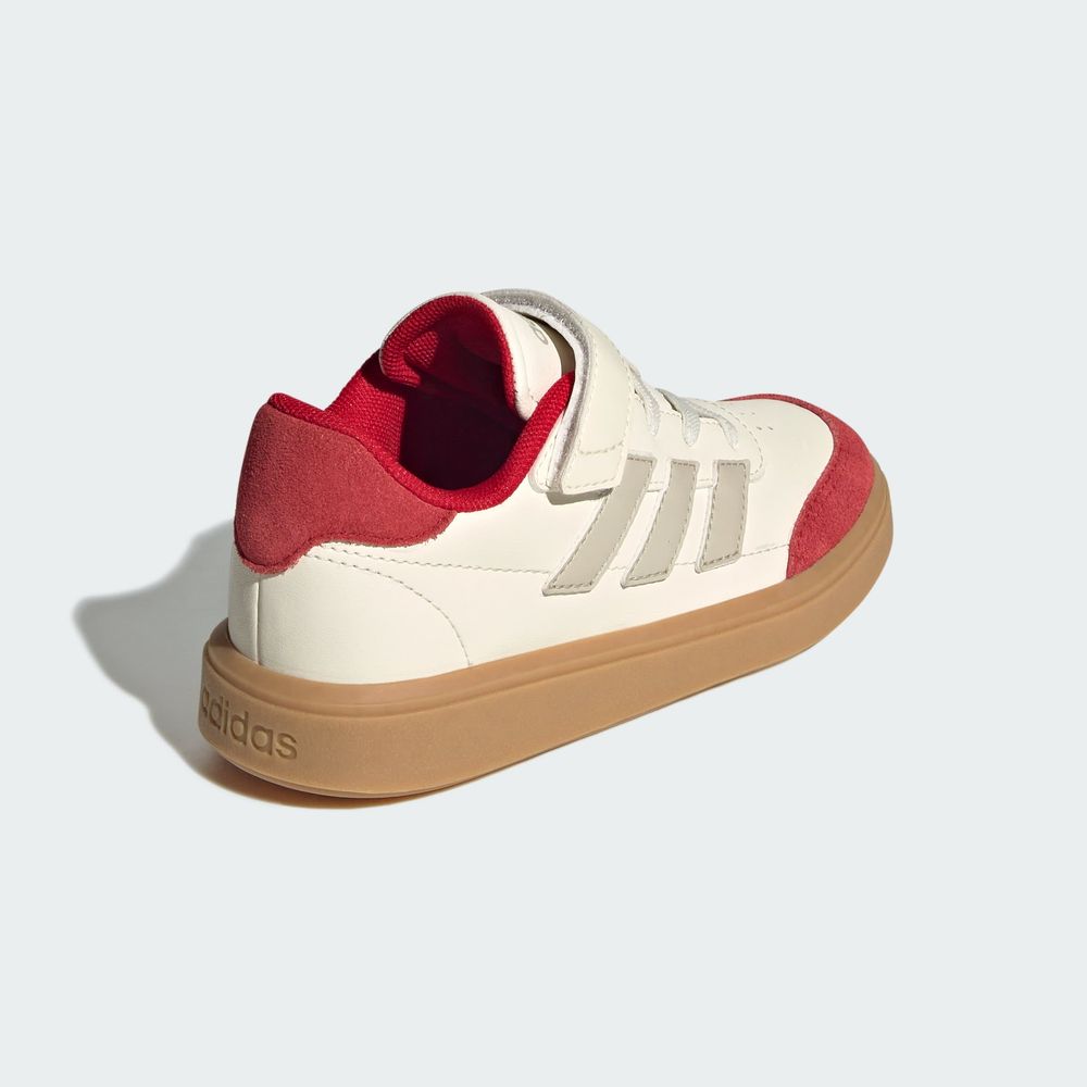 Foto 8 pulgar | Tenis Courtblock Adidas Blanco Niños