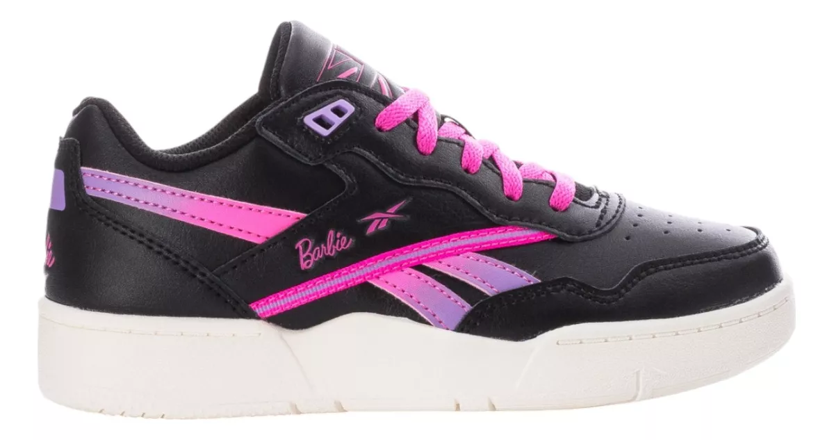 Foto 2 pulgar | Tenis Reebok  X Barbie Bb 4000 Ii Negros Para Niña