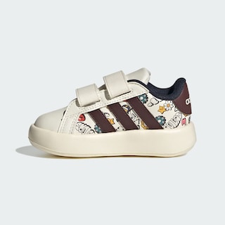 Foto 3 | Tenis Adidas Grand Court 2.0 Kids Adidas Blanco para Niños