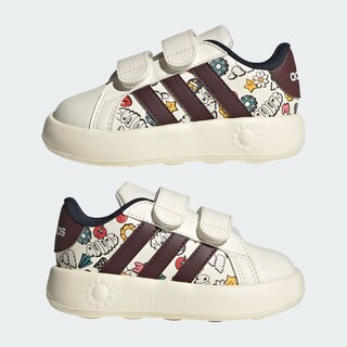 Foto 8 | Tenis Adidas Grand Court 2.0 Kids Adidas Blanco para Niños