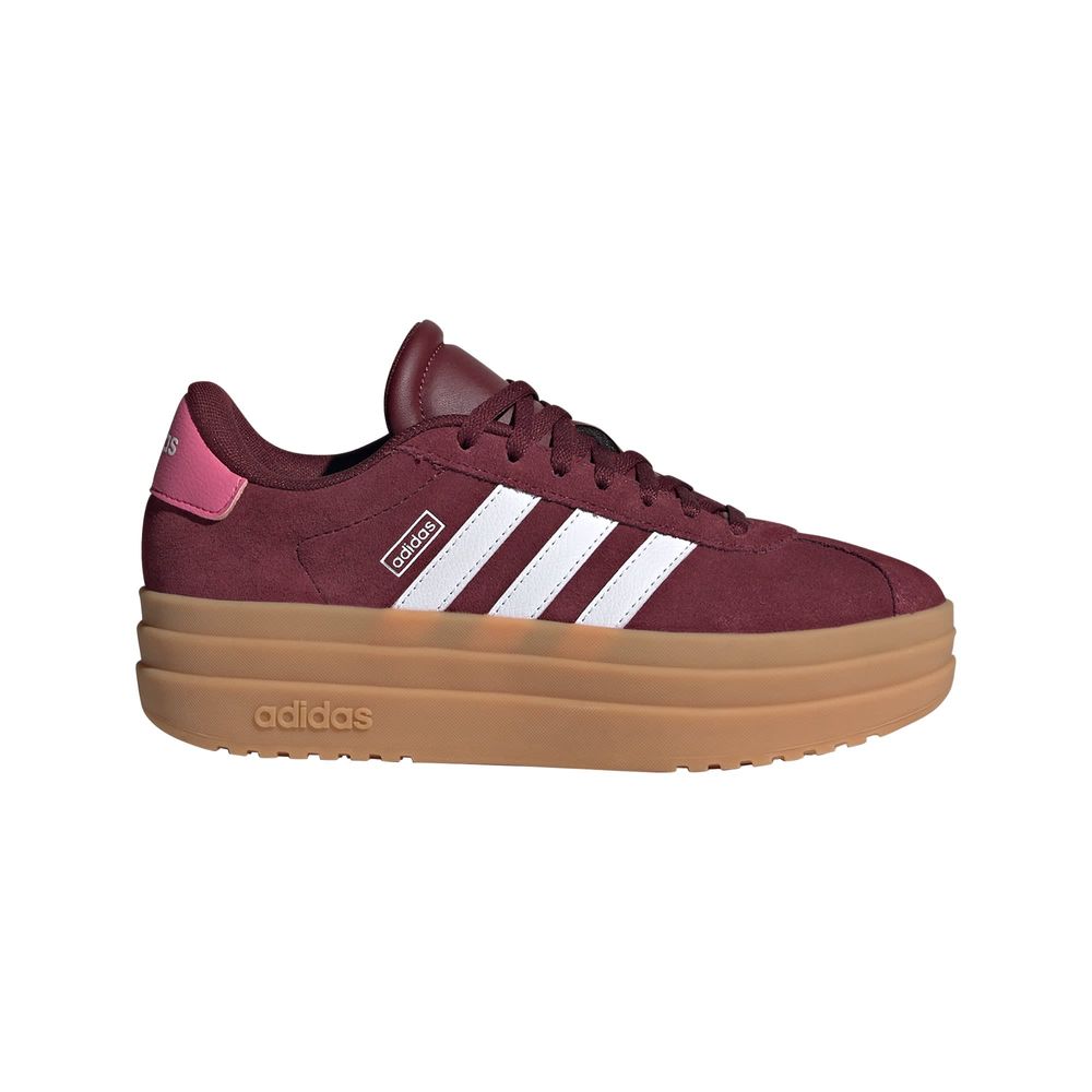 Foto 2 pulgar | Tenis Adidas Vl Court Bold Kids Adidas Granate Niños