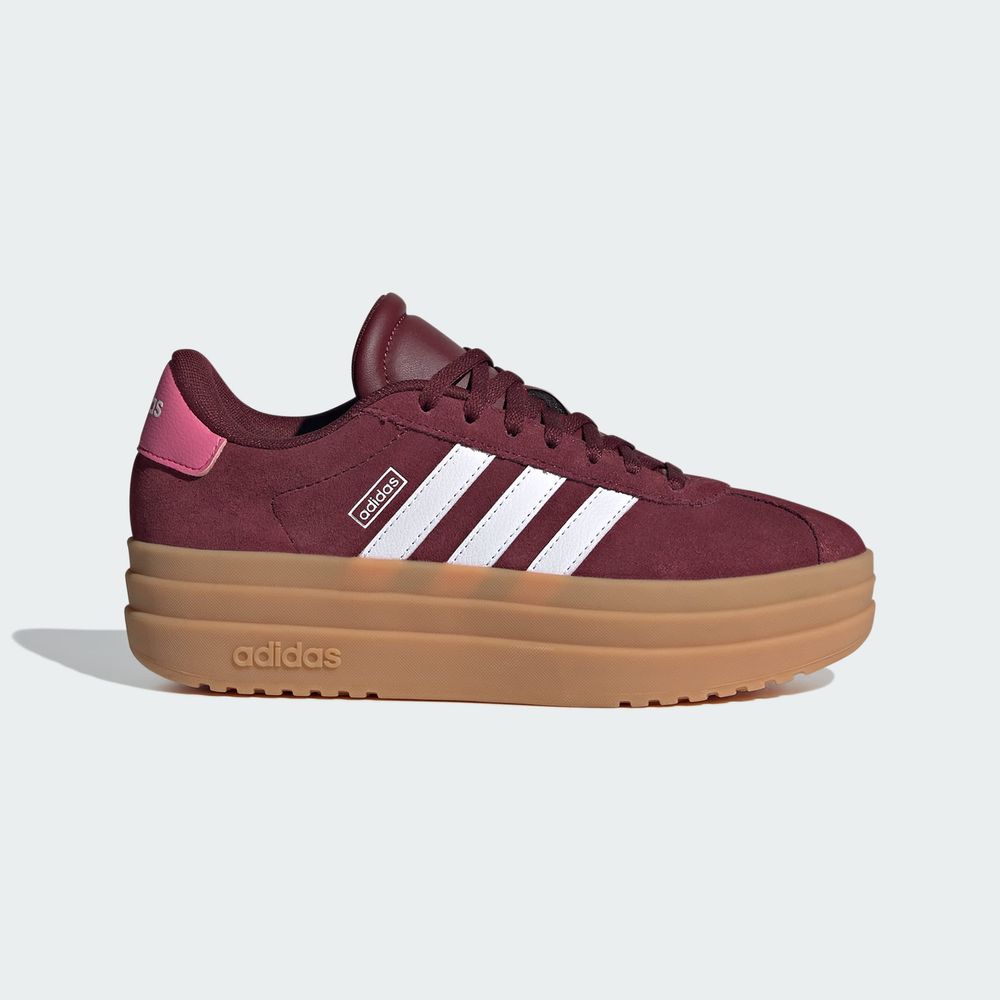Foto 3 pulgar | Tenis Adidas Vl Court Bold Kids Adidas Granate Niños