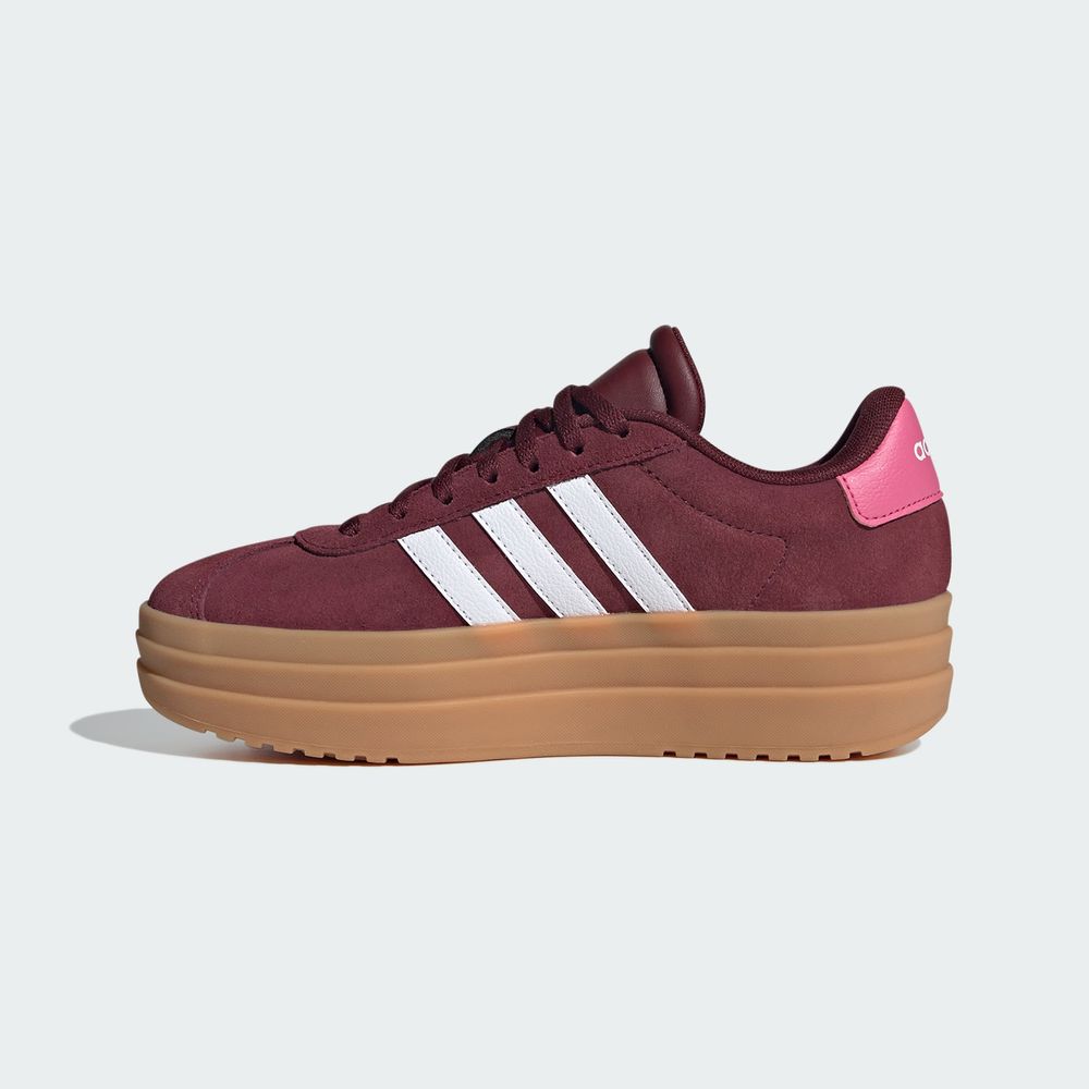 Foto 4 pulgar | Tenis Adidas Vl Court Bold Kids Adidas Granate Niños