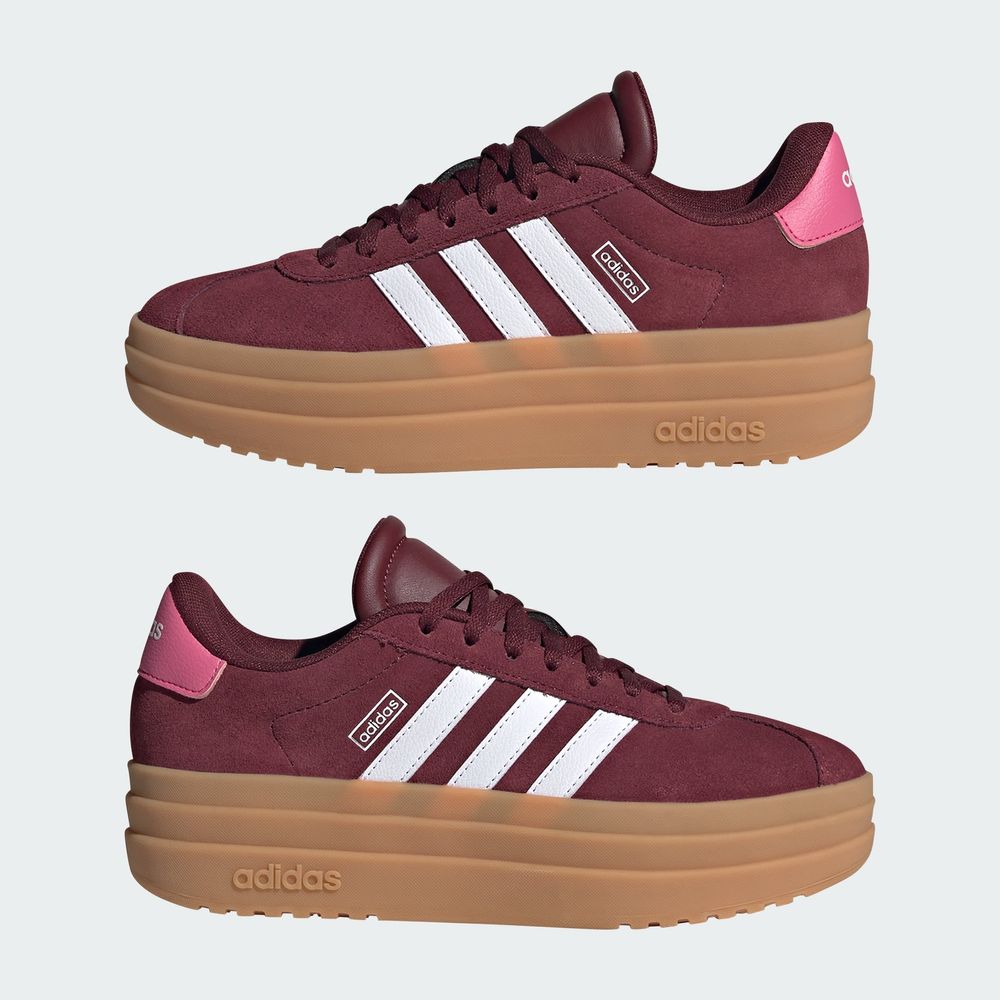 Foto 9 pulgar | Tenis Adidas Vl Court Bold Kids Adidas Granate Niños