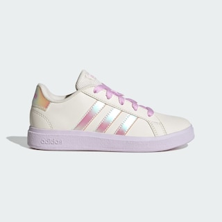 Foto 2 | Tenis Con Cordones Adidas Grand Court Lifestyle Para Tenis Adidas Blanco Niños