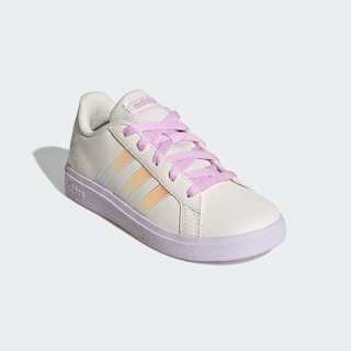 Foto 6 | Tenis Con Cordones Adidas Grand Court Lifestyle Para Tenis Adidas Blanco Niños