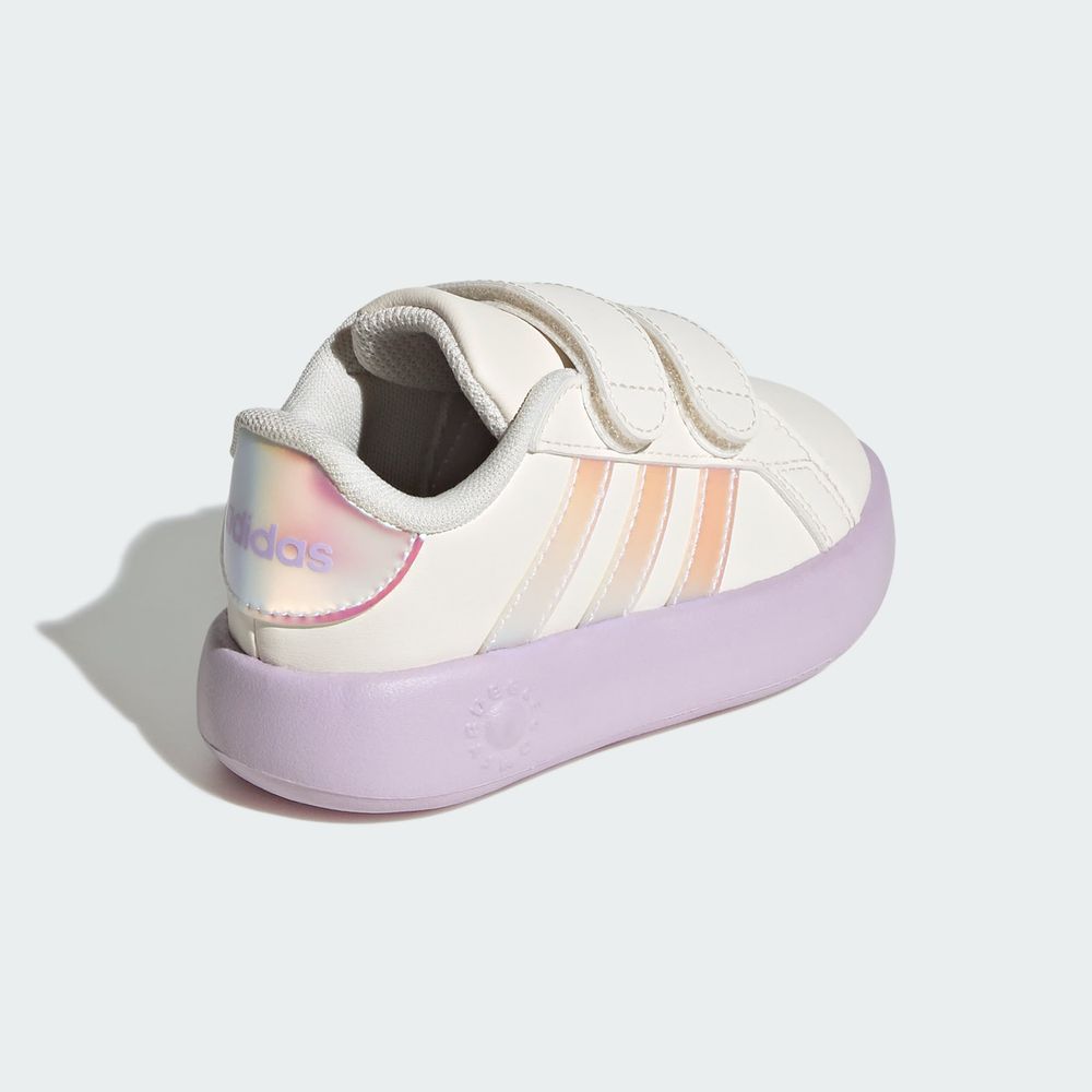 Foto 8 pulgar | Tenis Adidas Grand Court 2.0 Kids Adidas Blanco Niños