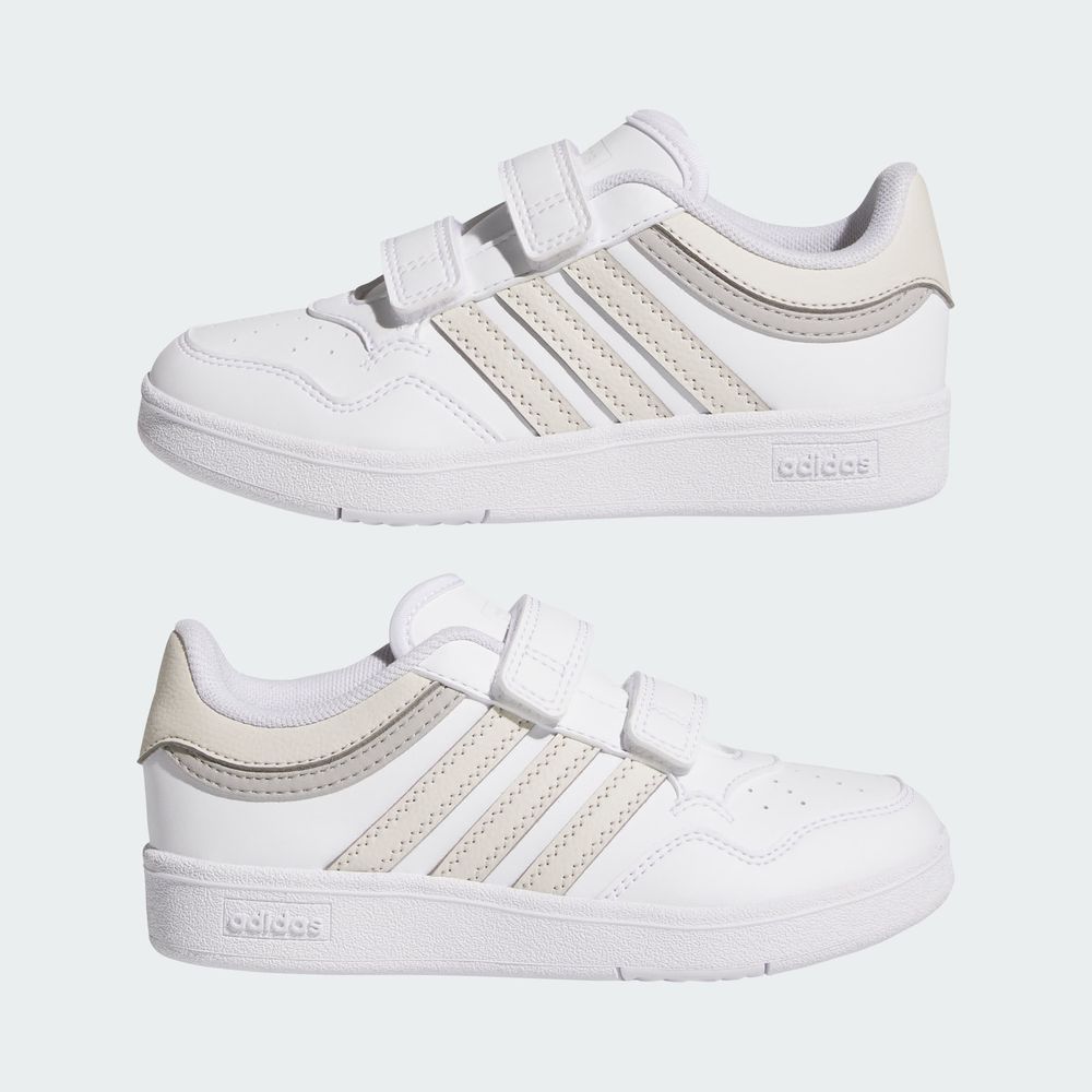 Foto 8 | Hoops 4.0 Cf C Adidas Blanco Niños