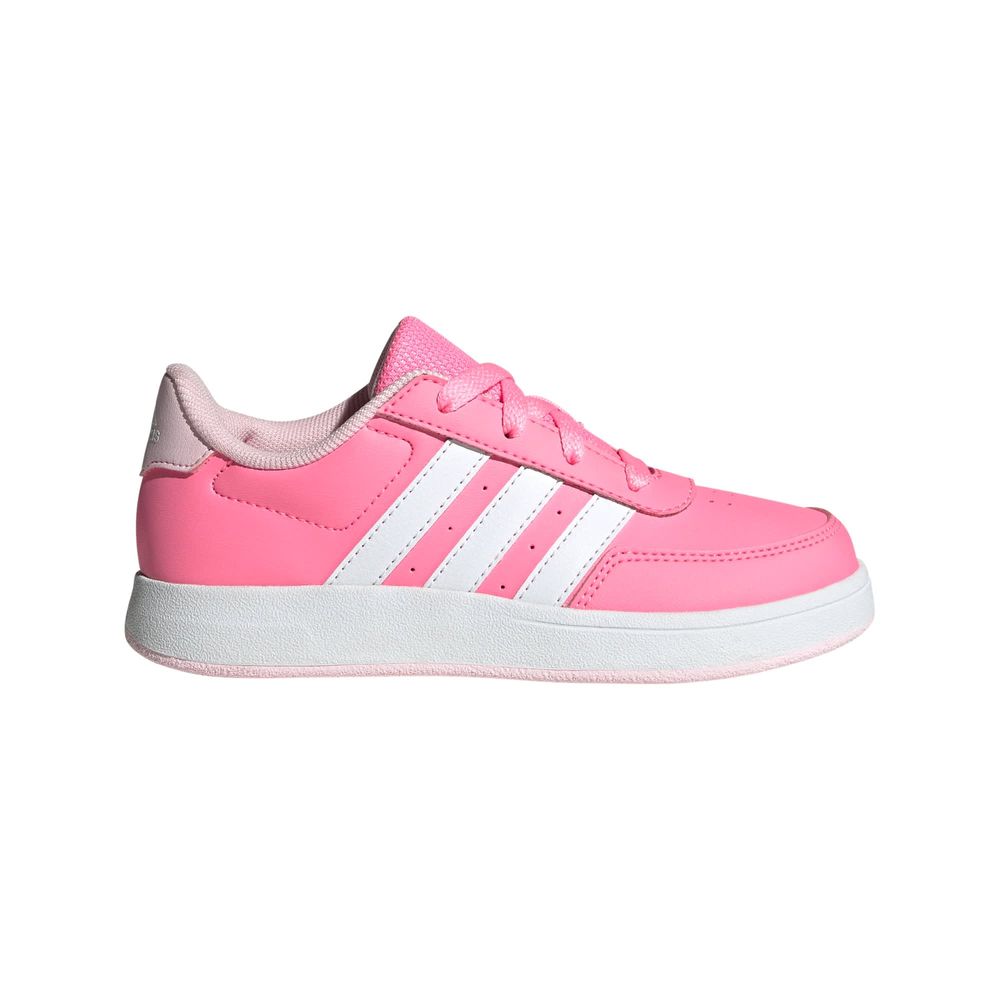 Foto 2 pulgar | Tenis Breaknet Lifestyle Adidas Court Con Cordones Adidas Rosa Niños