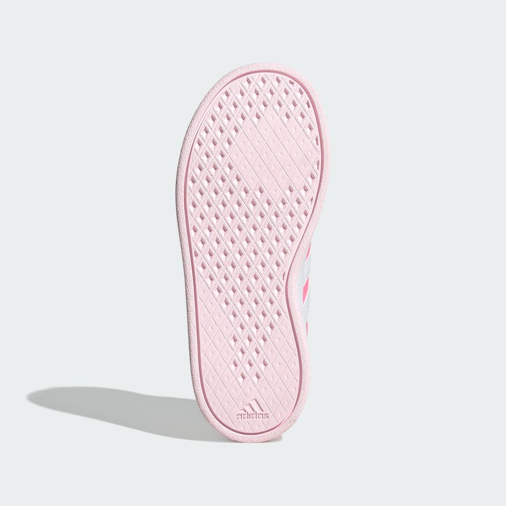 Foto 6 pulgar | Tenis Breaknet Lifestyle Adidas Court Con Cordones Adidas Rosa Niños