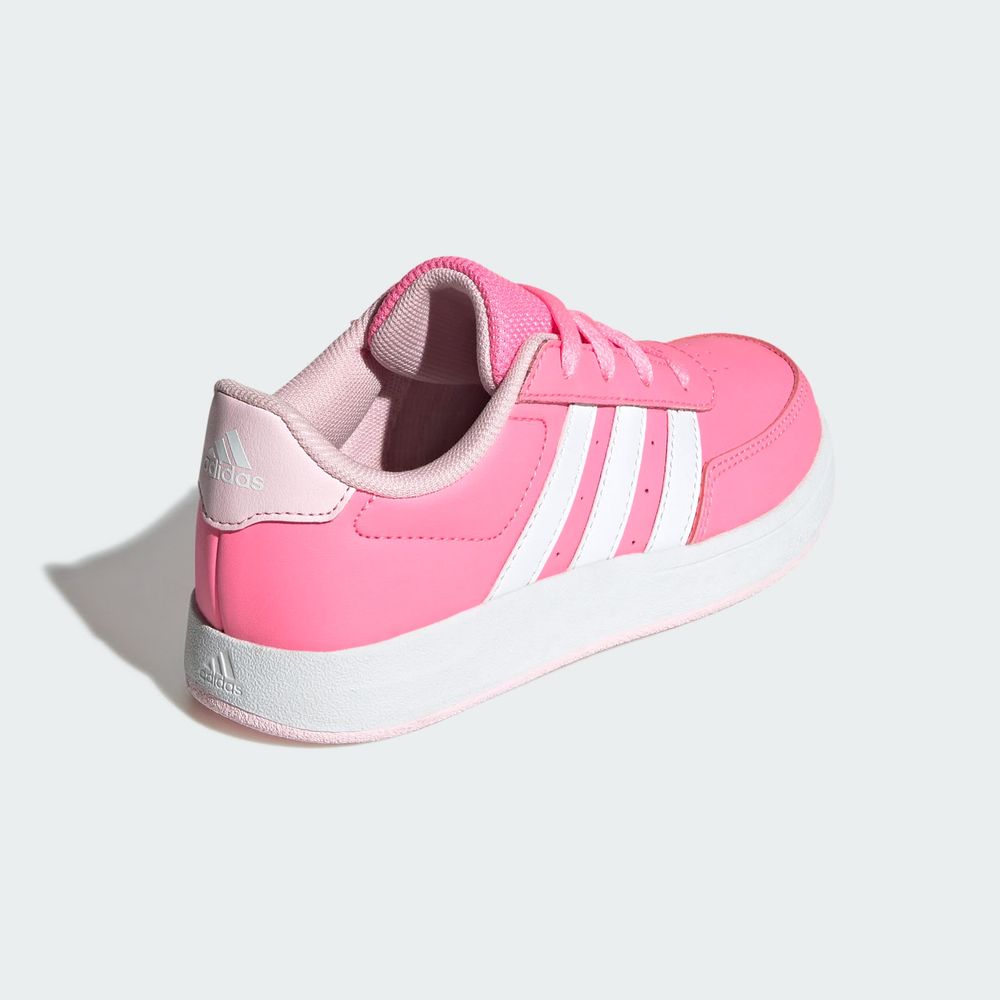 Foto 8 pulgar | Tenis Breaknet Lifestyle Adidas Court Con Cordones Adidas Rosa Niños