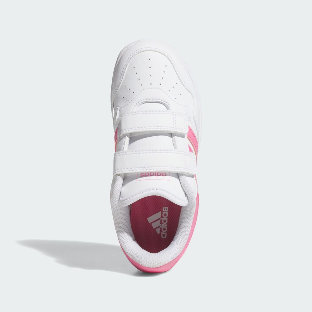 Foto 4 | Hoops 4.0 Cf C Adidas Blanco Niños