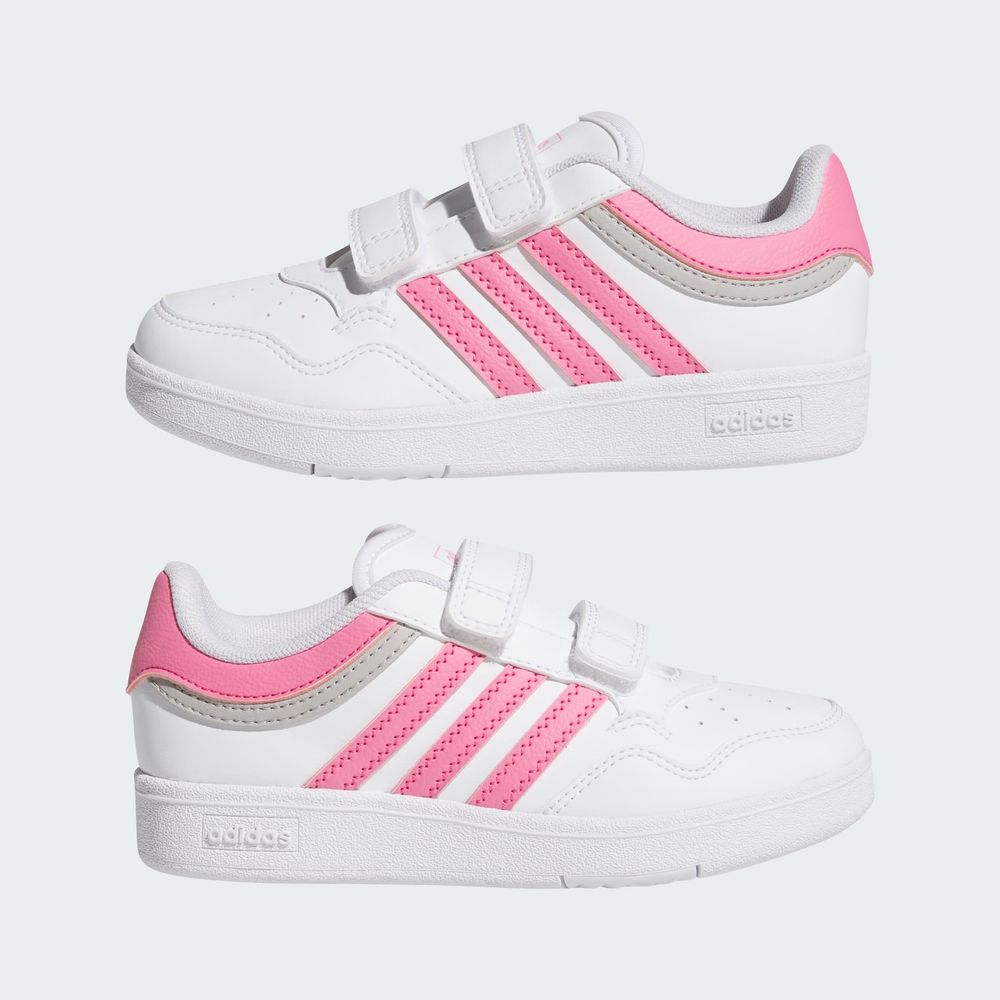 Foto 8 | Hoops 4.0 Cf C Adidas Blanco Niños