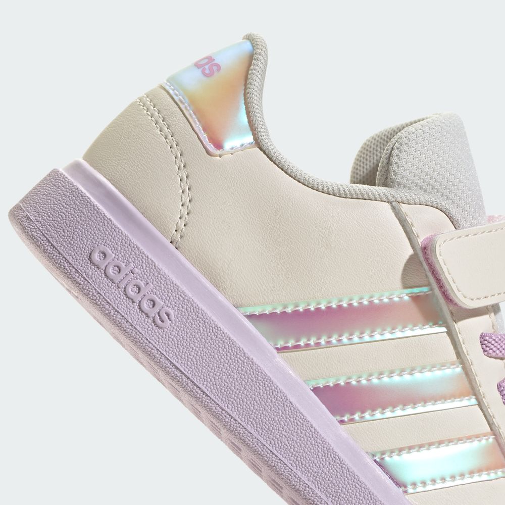 Foto 9 pulgar | Tenis Adidas Grand Court 2.0 Niños Adidas Blanco Niños