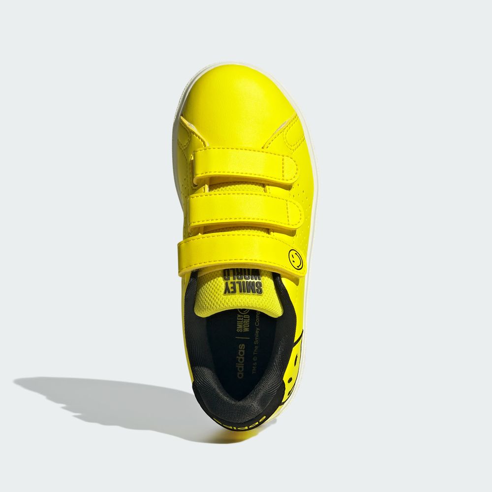 Foto 5 pulgar | Advantage Smiley Cf C Adidas Amarillo Niños