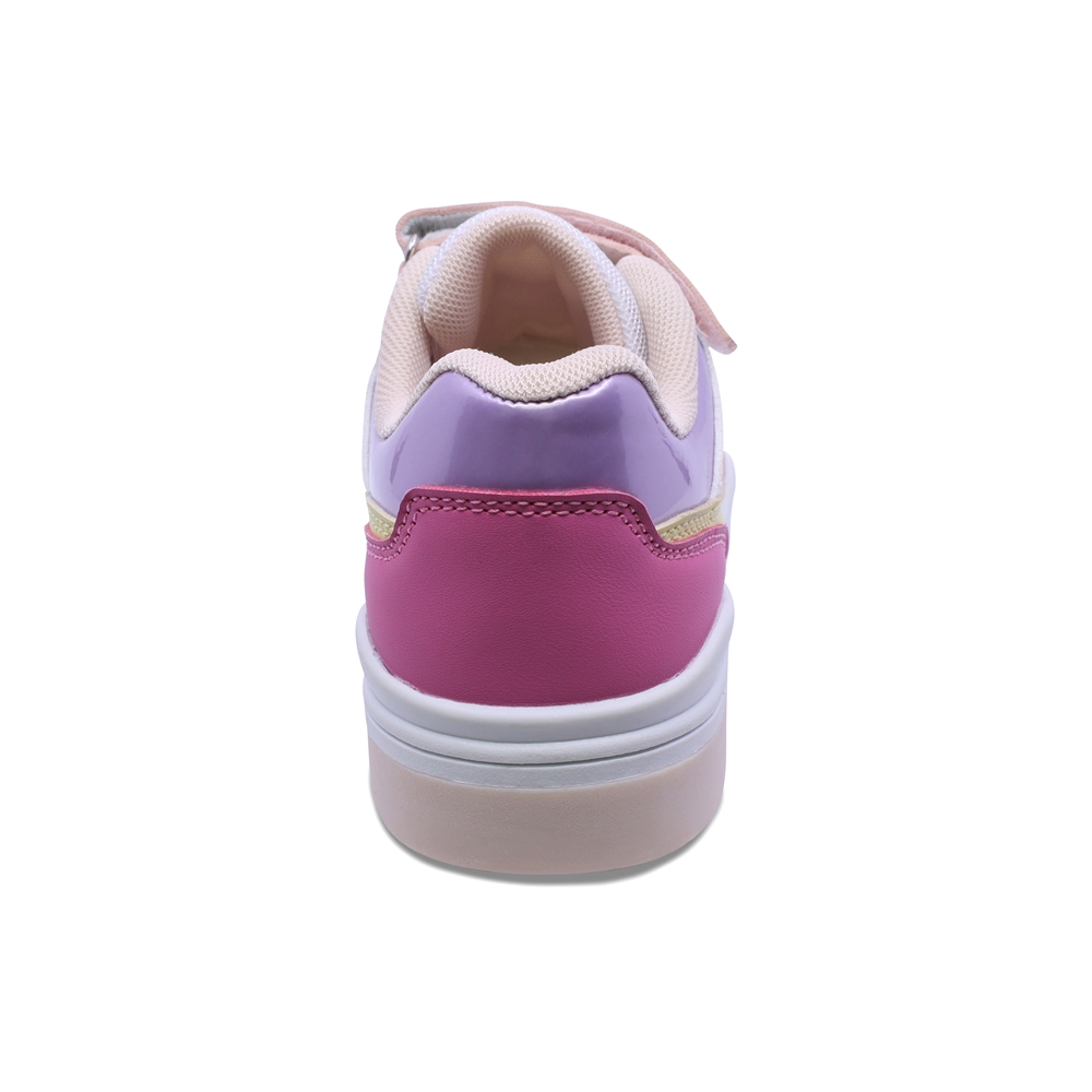 Foto 4 | Tenis Casuales Para Niña Coqueta 203700-o Multicolor Con Ajuste Velcro Agujeta Elastica