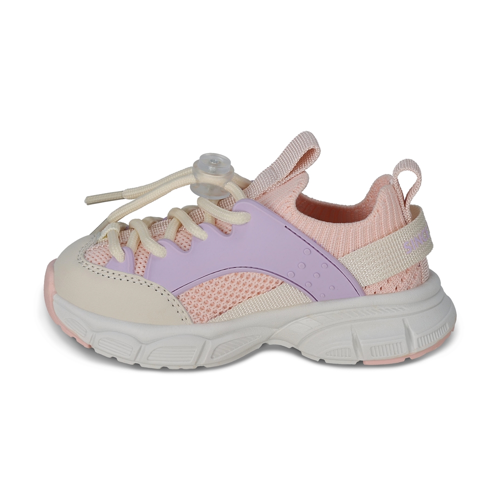 Foto 5 | Tenis Casual Para Niña Coqueta 203201-u Color Morado Con Detalles Y Ajuste De Agujeta