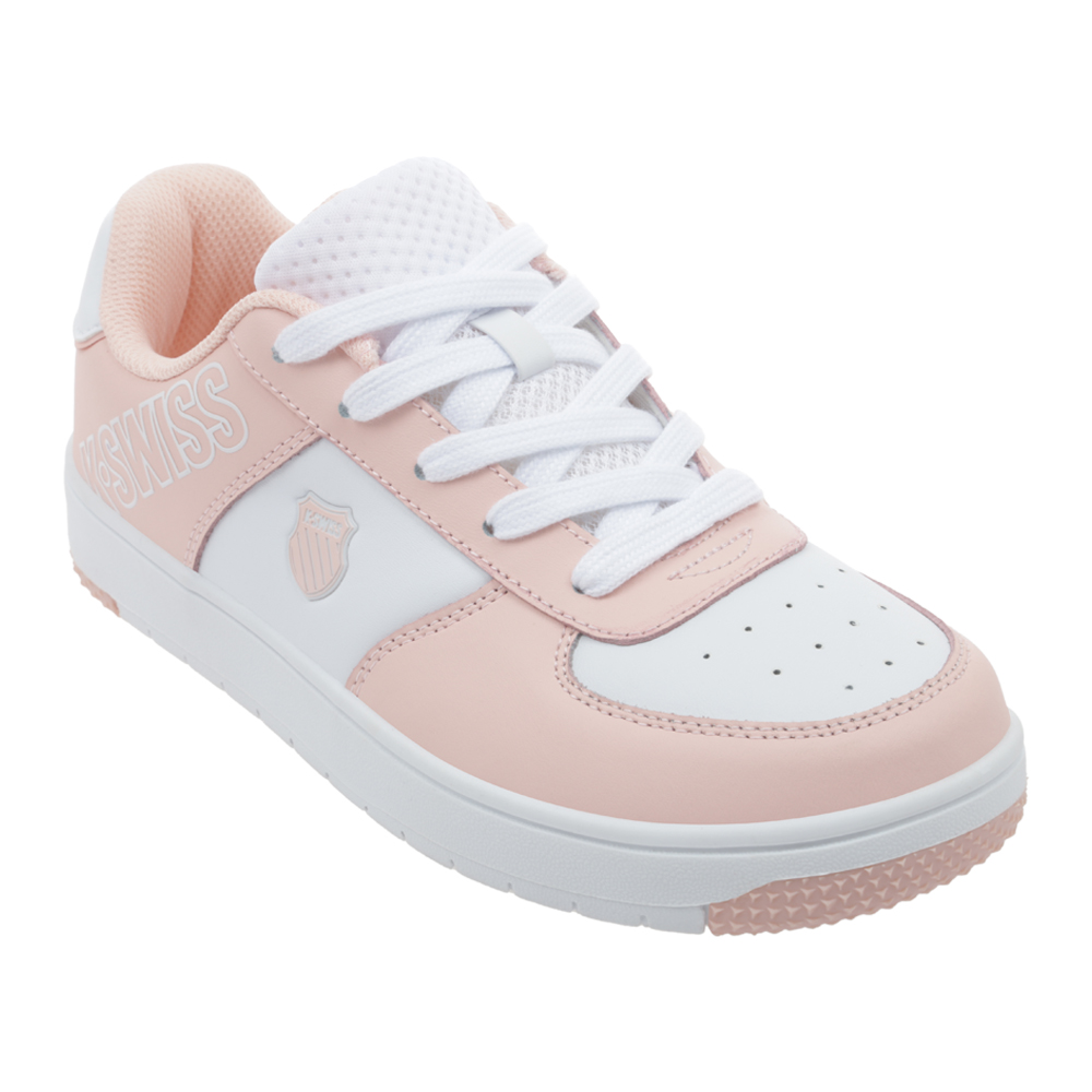 Foto 2 | Tenis K-swiss Salt Casuales Escolares Para Niña Color Blanco