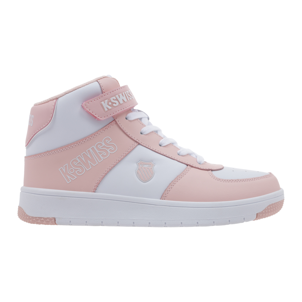 Foto 2 pulgar | Tenis K-swiss Salt Mid Jr Casuales Escolares Para Niña Color Blanco