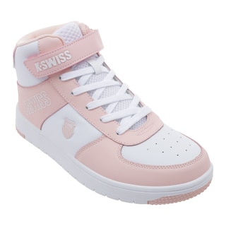 Foto 2 | Tenis K-swiss Salt Mid Jr Casuales Escolares Para Niña Color Blanco