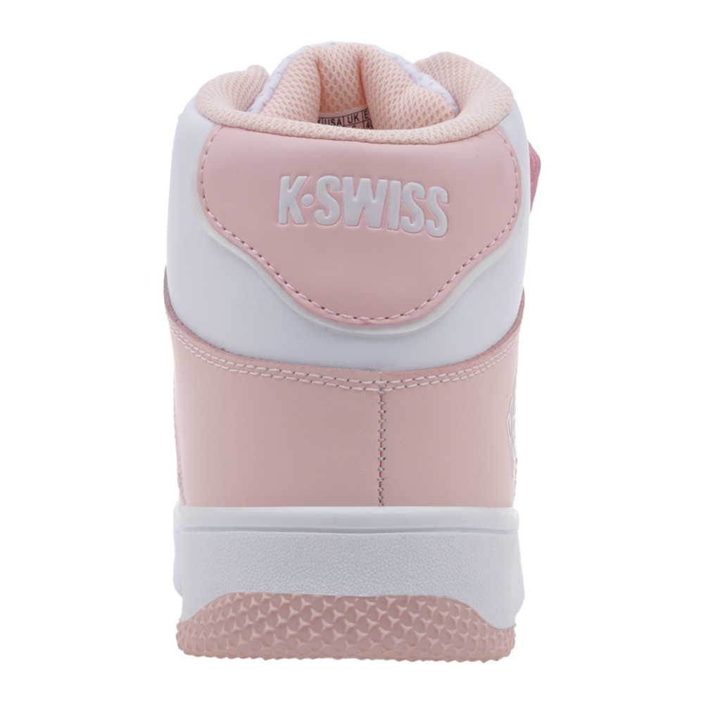 Foto 5 pulgar | Tenis K-swiss Salt Mid Jr Casuales Escolares Para Niña Color Blanco