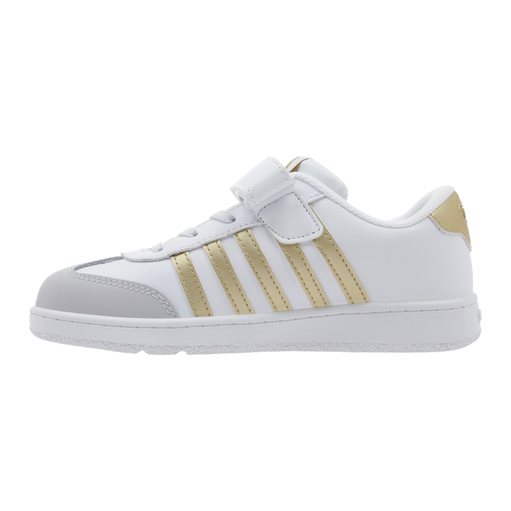 Foto 2 | Tenis K-swiss Francis Court Kids Casuales Escolares Para Niña Color Blanco