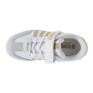Foto 5 | Tenis K-swiss Francis Court Kids Casuales Escolares Para Niña Color Blanco