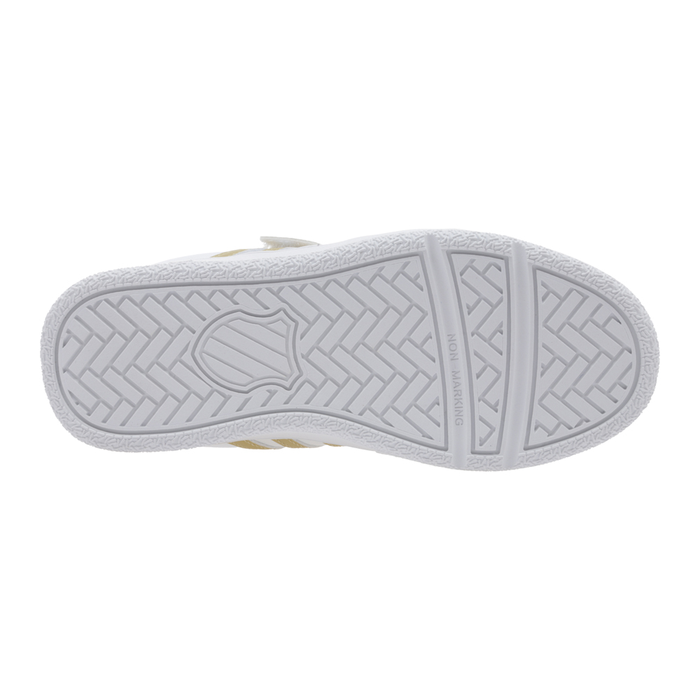 Foto 8 pulgar | Tenis K-swiss Francis Court Kids Casuales Escolares Para Niña Color Blanco