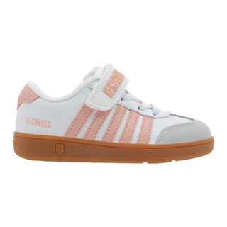 Foto 1 | Tenis K-swiss Francis Court Kids Casuales Escolares Para Niña Color Blanco