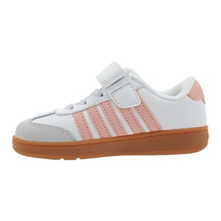 Foto 2 | Tenis K-swiss Francis Court Kids Casuales Escolares Para Niña Color Blanco