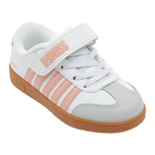 Foto 3 | Tenis K-swiss Francis Court Kids Casuales Escolares Para Niña Color Blanco