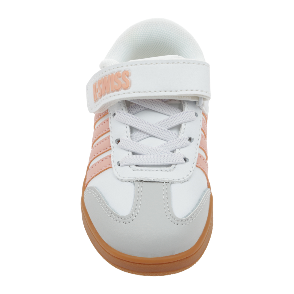 Foto 5 pulgar | Tenis K-swiss Francis Court Kids Casuales Escolares Para Niña Color Blanco