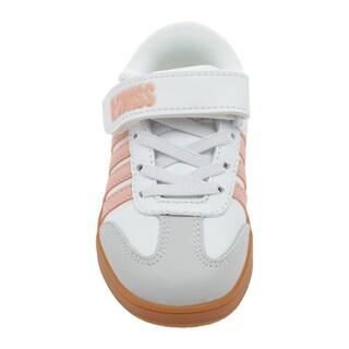 Foto 4 | Tenis K-swiss Francis Court Kids Casuales Escolares Para Niña Color Blanco