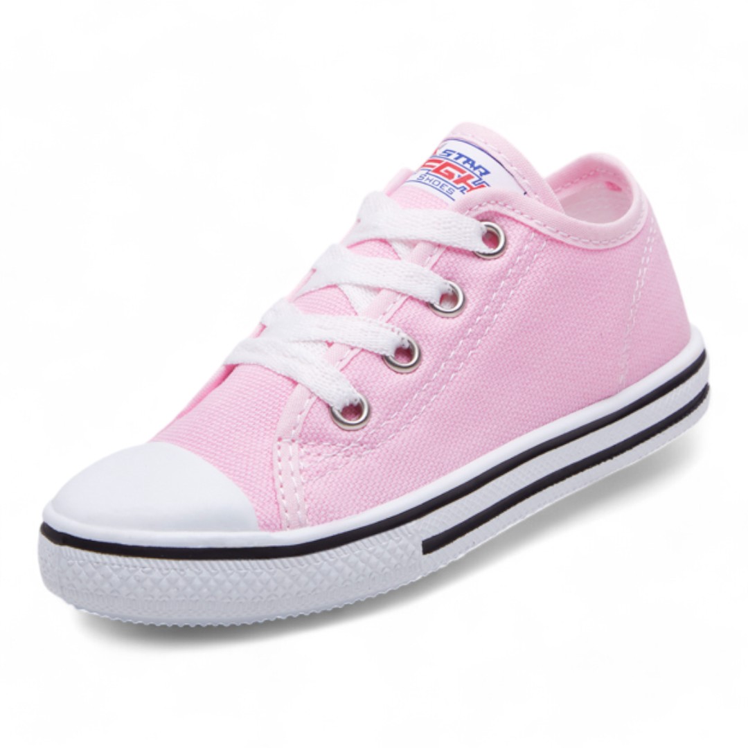Tenis Calzado Watanabe Rosa Niña Tela