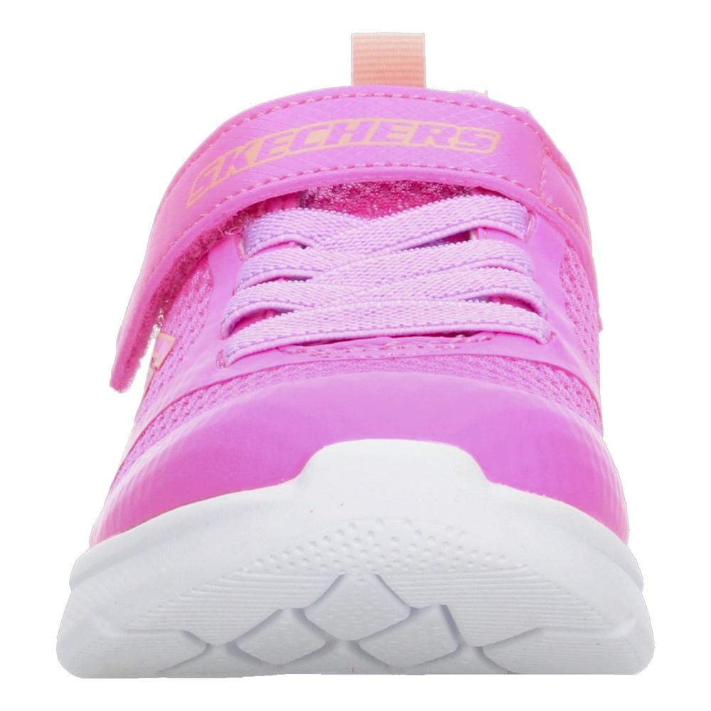 Foto 7 pulgar | Tenis Skechers Niña Go Run Rosa Velcro Y Cintas Elásticas Rosa