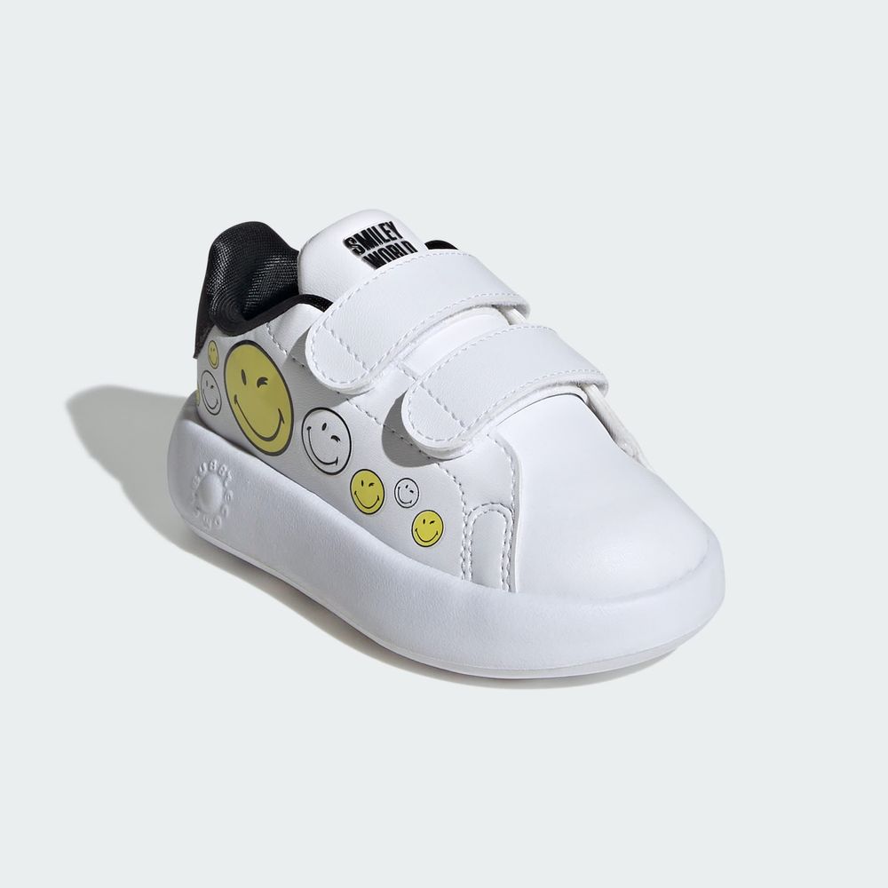 Foto 7 pulgar | Tenis Adidas Smiley Advantage Kids Adidas Blanco Niños