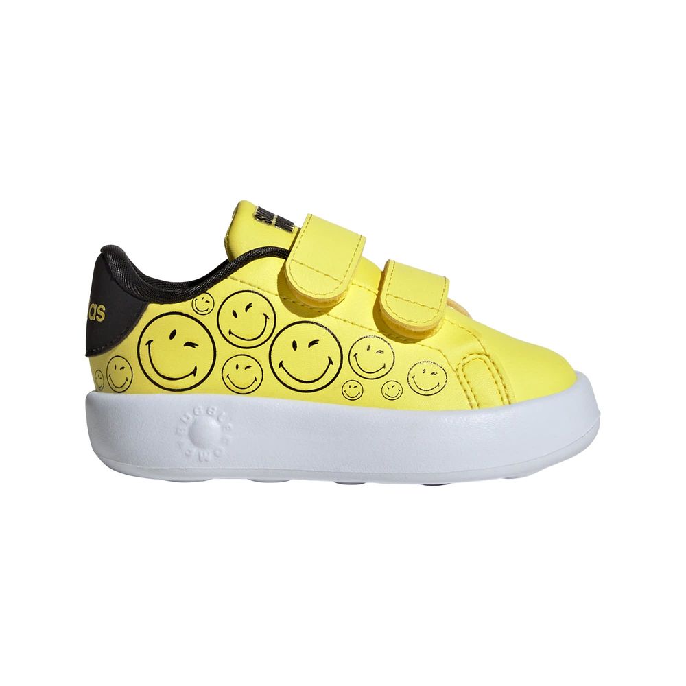 Foto 2 pulgar | Tenis Adidas Smiley Advantage Kids Adidas Amarillo Niños