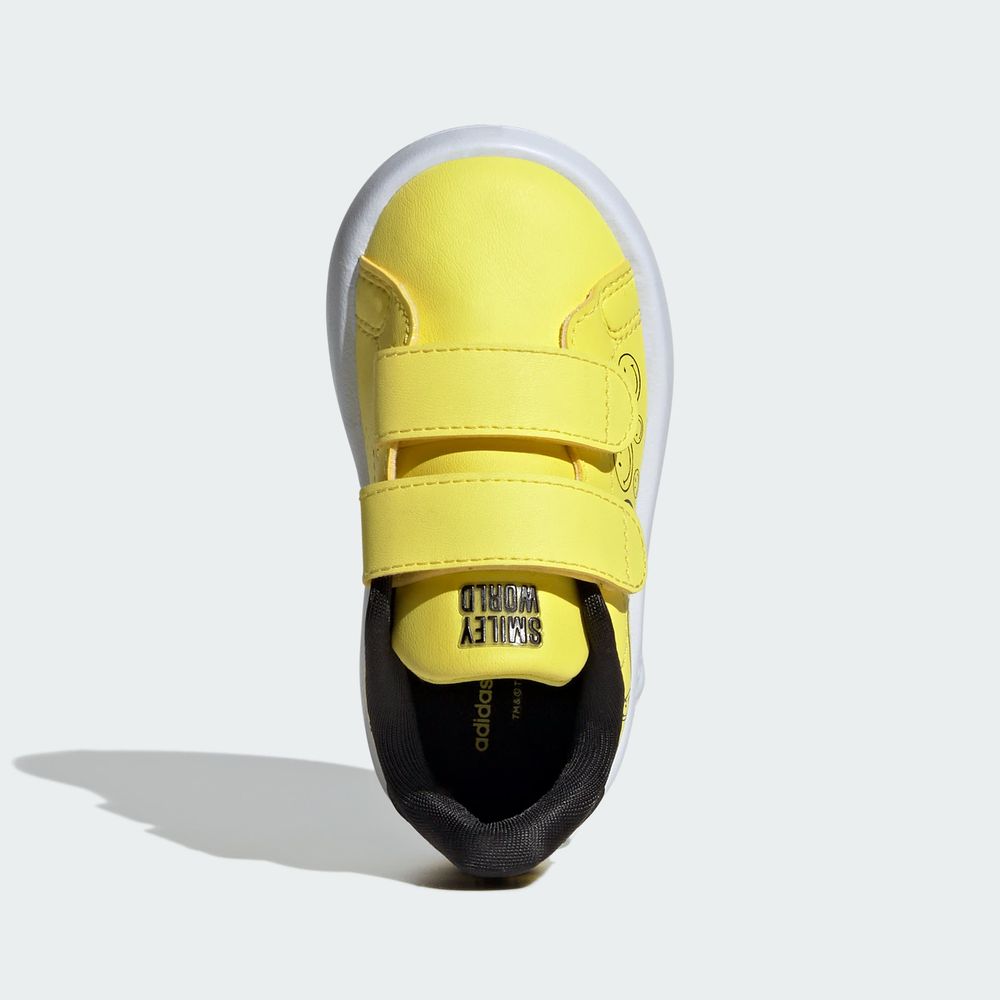 Foto 5 pulgar | Tenis Adidas Smiley Advantage Kids Adidas Amarillo Niños