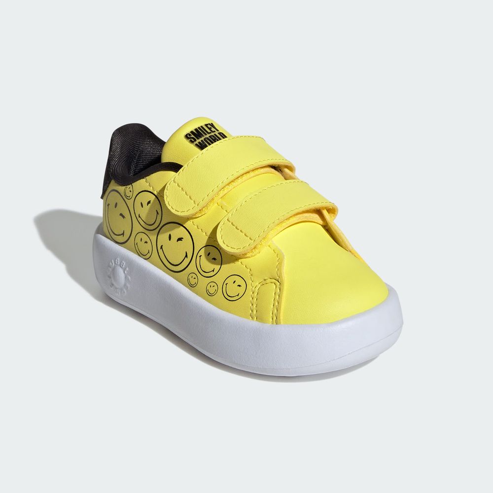 Foto 7 pulgar | Tenis Adidas Smiley Advantage Kids Adidas Amarillo Niños