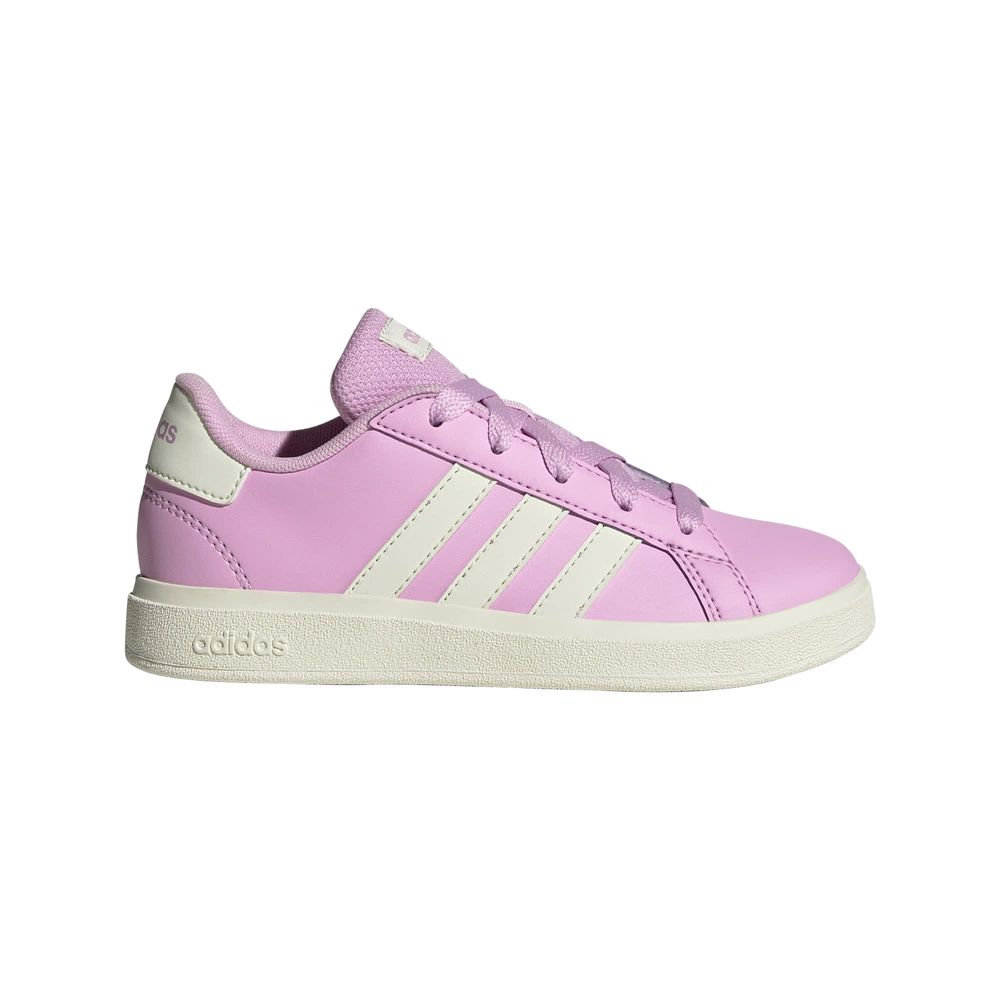 Foto 2 pulgar | Tenis Adidas Grand Court Lifestyle Para Tenis Con Cordones Adidas Violeta Niños
