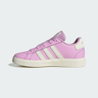 Foto 3 | Tenis Adidas Grand Court Lifestyle Para Tenis Con Cordones Adidas Violeta Niños